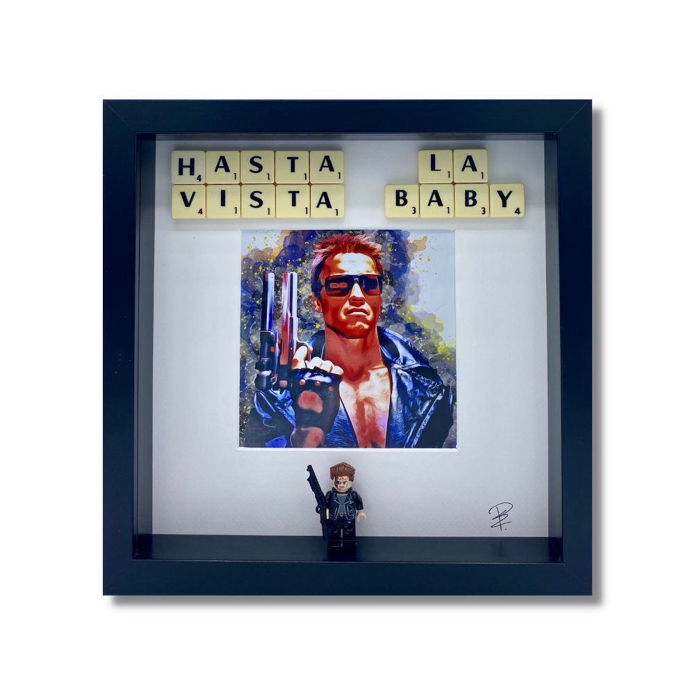 "Hasta La Vista Baby"picture frame