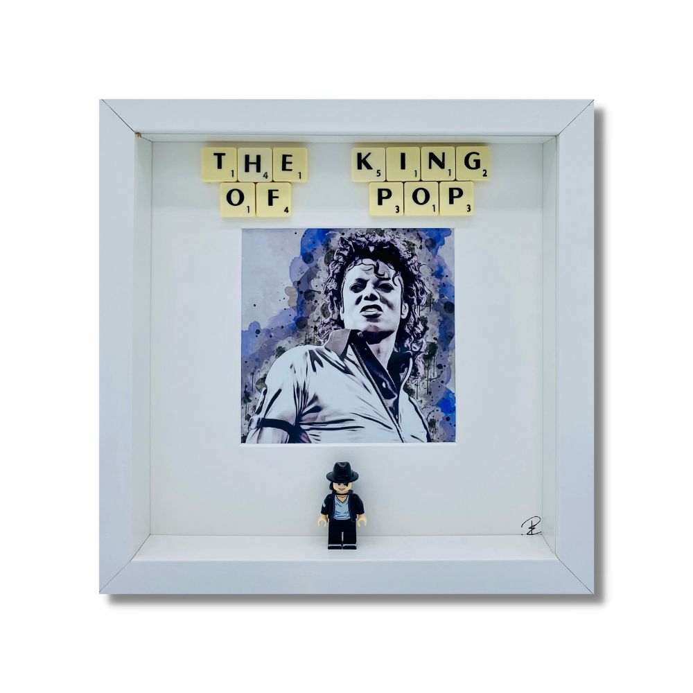 "The King Of Pop"picture frame
