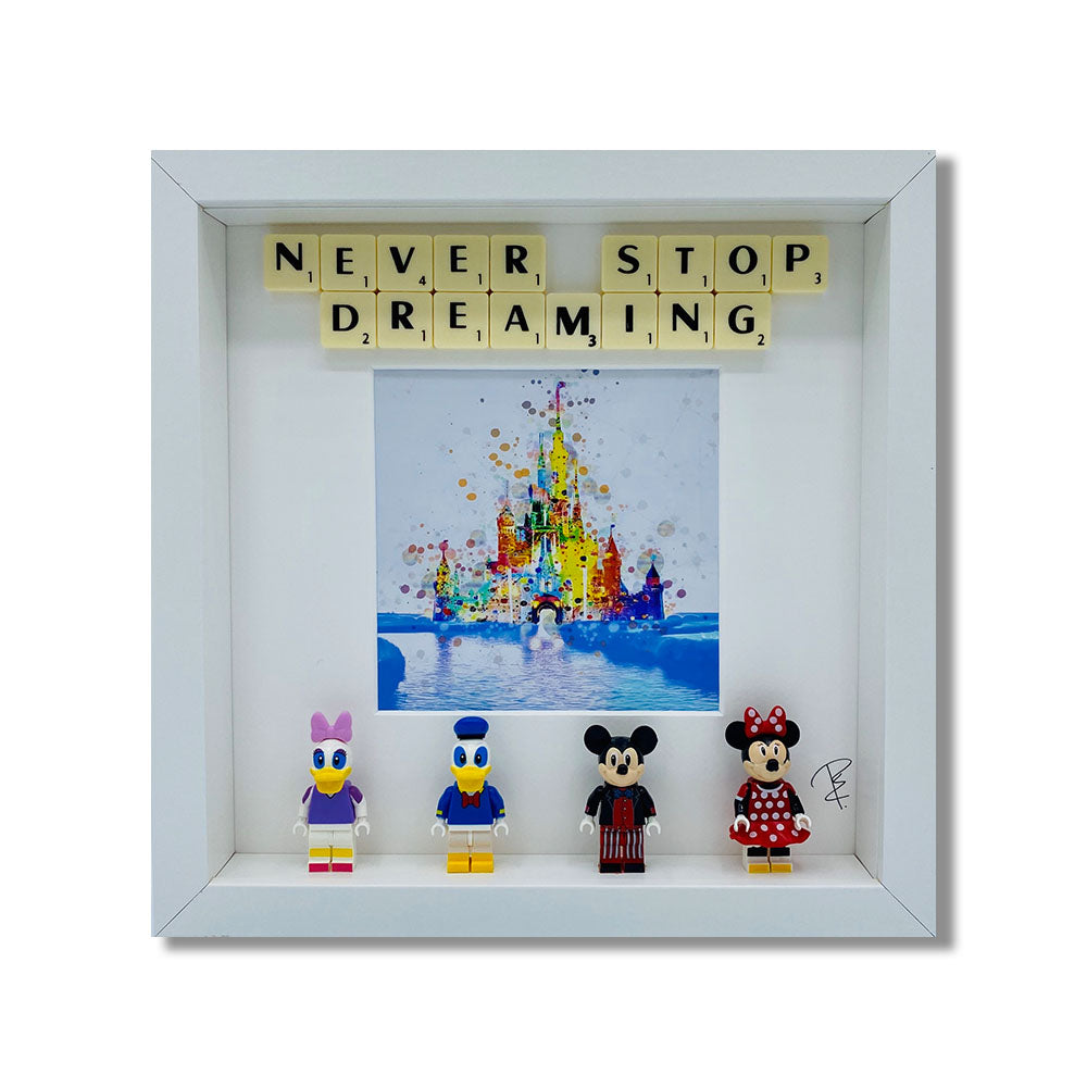 "Never Stop Dreaming"picture frame