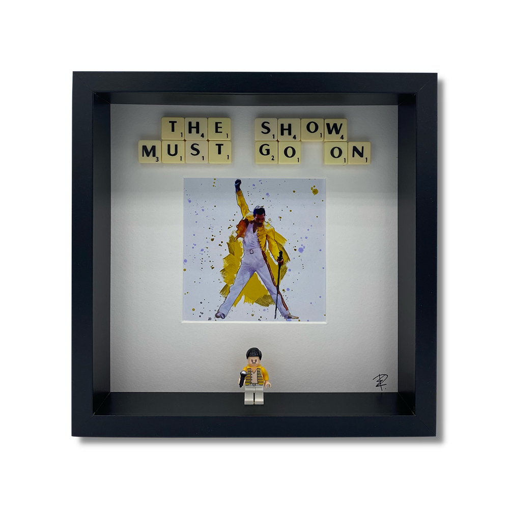 "The Show Must Go On"picture frame