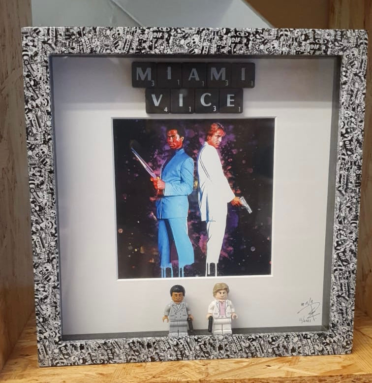 Unique 1/1 "Miami Vice" Frame