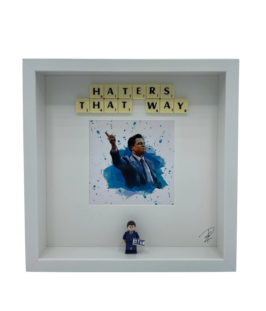 Bilderrahmen "Haters That Way"