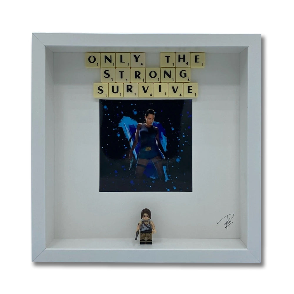 Bilderrahmen "Only The Strong Survive"
