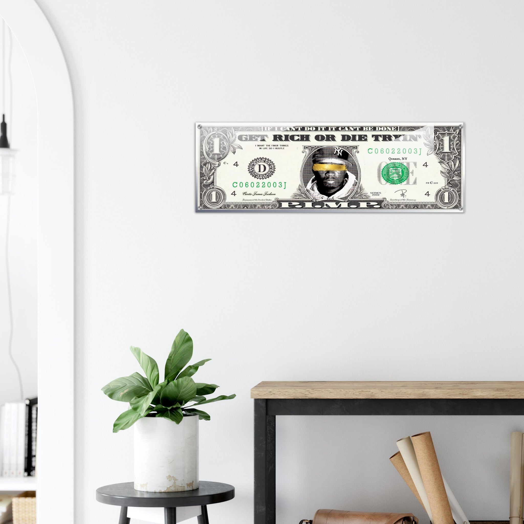 Acrylglas Bild "Get Rich"